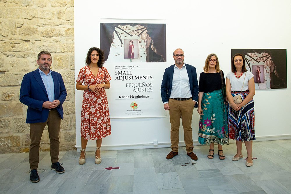 Acto de inauguración de la exposición.