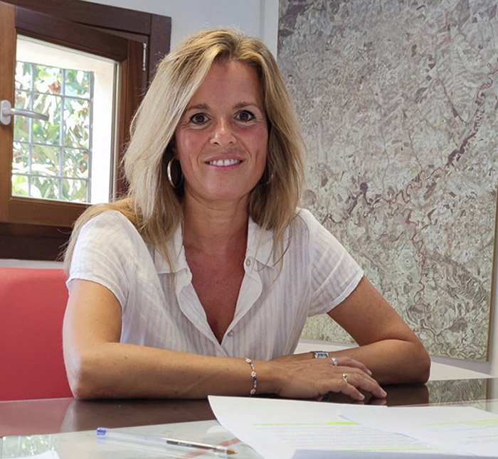 María del Carmen Martínez, tras su intervención.