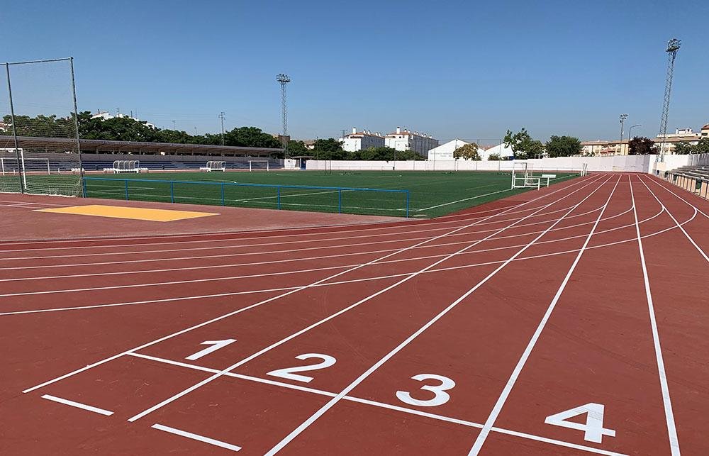 Pista de atletismo del Polideportivo Municipal
