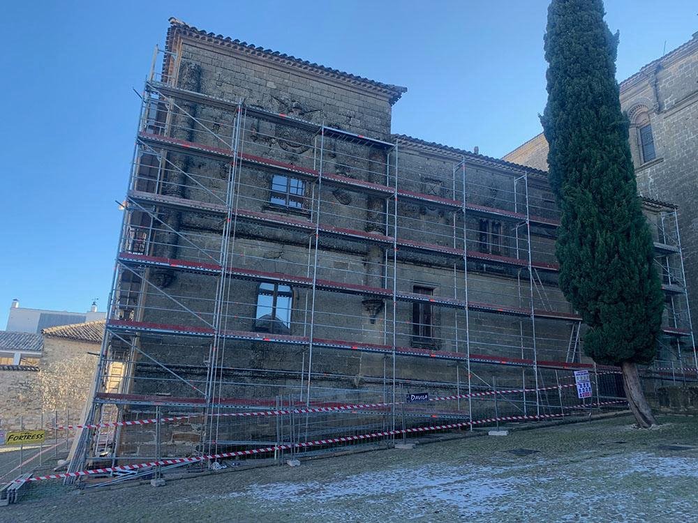 Intervención de las Casas Consistoriales Altas de Baeza.