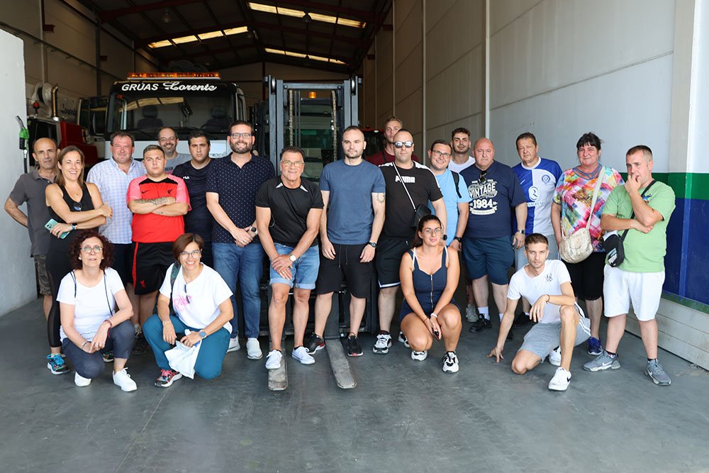Asistentes al Curso de Operario de la Construcción.