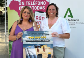Presentación del punto violeta para la Feria en honor a Nuestra Señora del Alcázar.