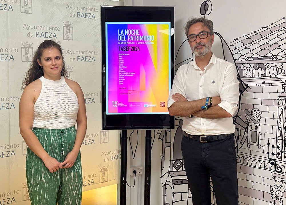 Presentación en Baeza Noche de Patrimonio.