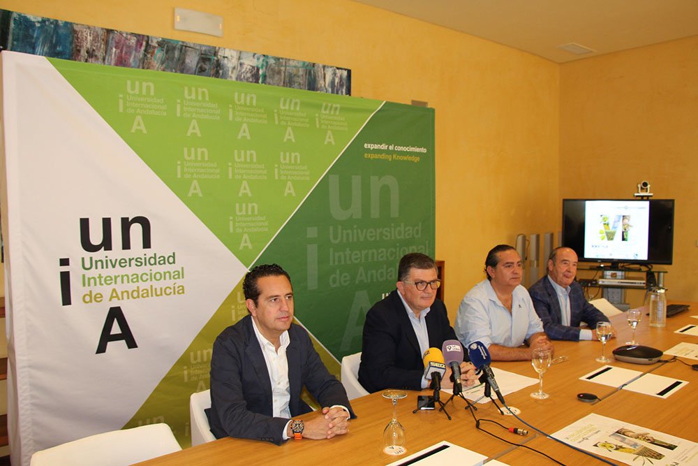 Joaquín Morillo (izq), José Manuel Castro, Remigio Morillo, y Carlos Morillo - UNIA