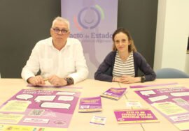 Blas Ruedas y Francisca Isabel Millán, en la presentación del Protocolo.