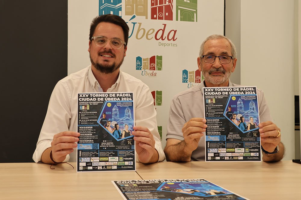Francisco Javier Lozano, José Fernández, durante la presentación del evento deportivo.