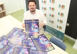 El concejal de Deportes, Francisco Javier Lozano, en la presentación de las Escuelas Deportivas.