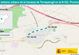 Mapa del tramo de la actuación.