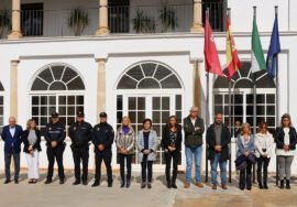 Minuto de silencio del Ayuntamiento de Úbeda en solidaridad con los afectados por la DANA.