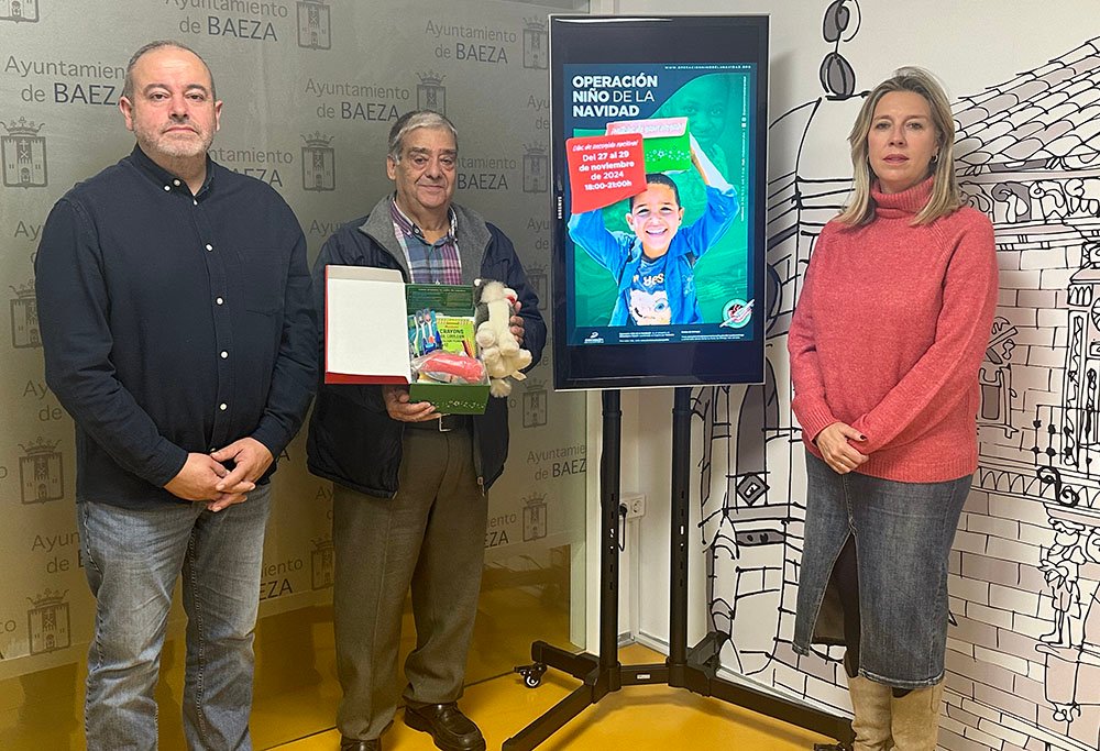 Presentación de la campaña “Operación niño de la Navidad” en Baeza