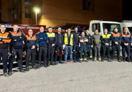 Integrantes del segundo dispositivo de emergencia enviado desde Úbeda