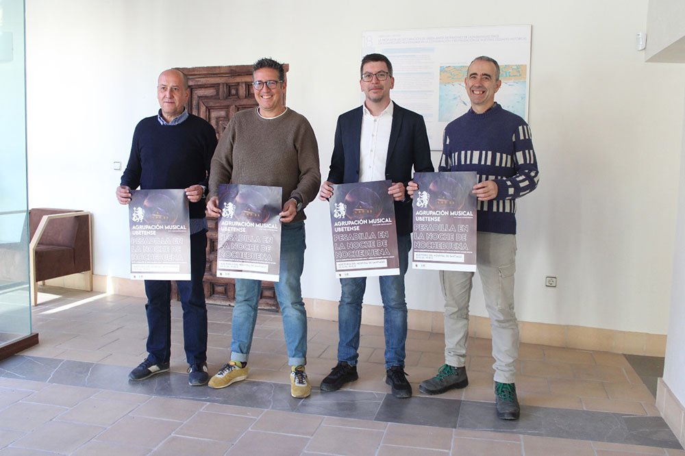 Presentación del concierto de navidad de la agrupación musical ubetense.