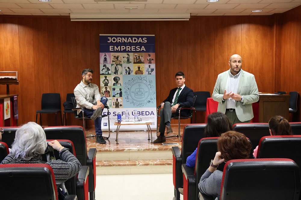 Coloquio del chef José Carlos García en las Jornadas de la Empresa.