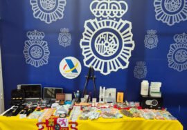 Sustancias y material intervenido en la Operación.