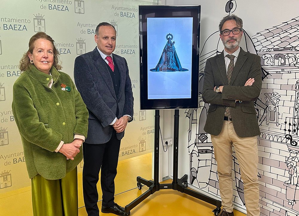 Presentado el trabajo de digitalización de la Virgen del Alcázar.