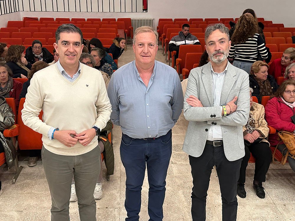 Pedro Cabrera, Juan de Dios Robles Lorite y Ignacio A. Montoro.
