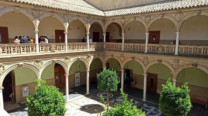 Imagen de la sede de la UNIA en Baeza, en anteriores ediciones de los cursos de verano.