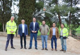 Visita a las obras de acceso al Santuario de la Virgen de Guadalupe en Úbeda.