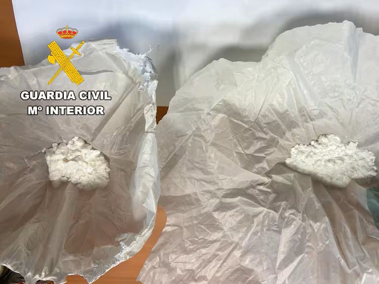 Cocaína intervenida- por la Guardia Civil
