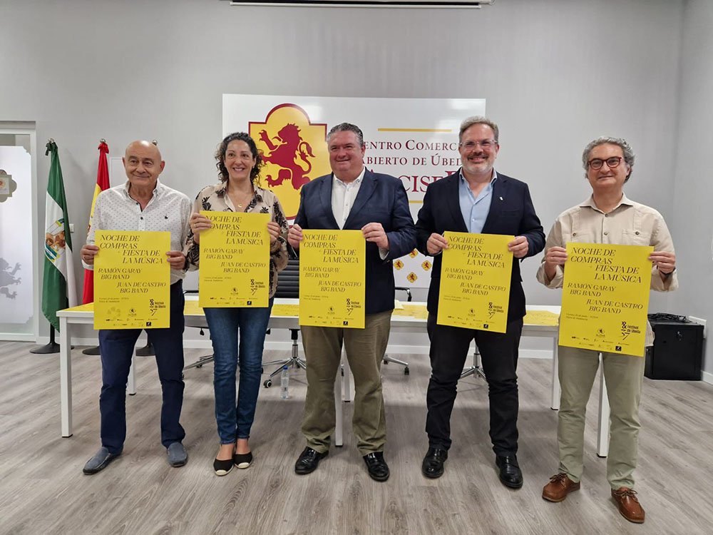 Presentación de la 9º edición de la ‘Noche de Compras’de Úbeda.