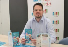 Francisco Javier Lozano, durante la presentación de las actividades deportivas.