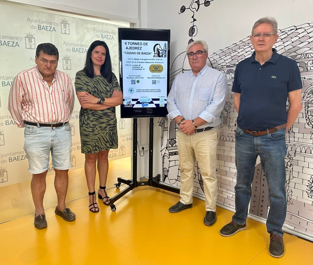 Presentación del II Torneo de Ajedrez “Ciudad de Baeza”.