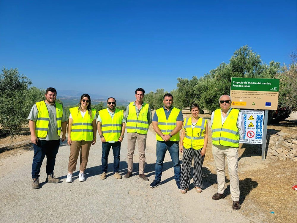 Visita camino rural, en Baeza