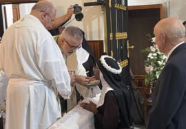 Sor Verónica de San Francisco Mwende Nyamai profesó sus votos temporales,