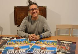 Jerónimo García, durante la presentación de dos musicales para Navidad en Úbeda.