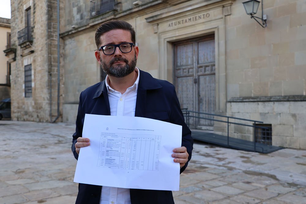 Pedro Jesús López, tras su intervención.