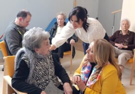 Visita al centro de día El Mirador, en Úbeda