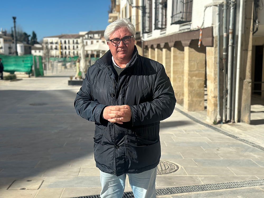 El concejal de Obras y Urbanismo, Bartolomé Cruz, durante su intervención.