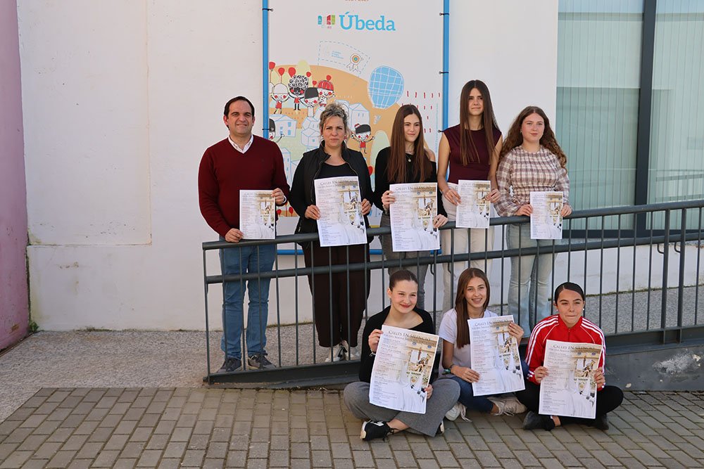 Presentación de la iniciativa ‘Calles en silencio’ en Úbeda.