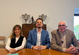 La concejala de Urbanismo, María del Carmen García; el primer teniente de alcalde, Francisco Javier Lozano; y el representante del grupo Sumando por Úbeda, Blas Ruedas.