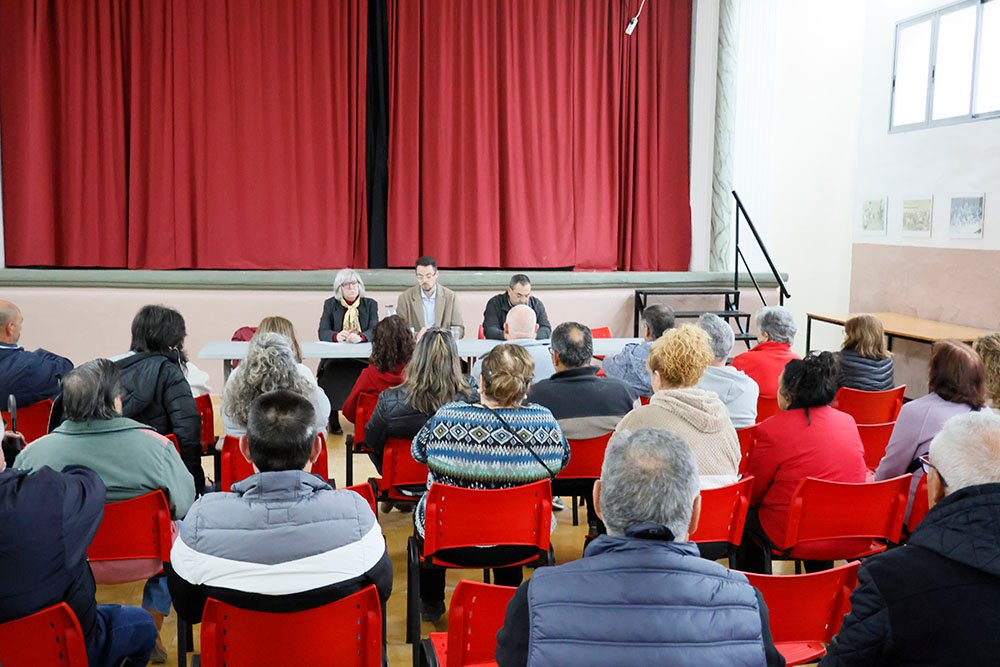 Reunión con los vecinos de la pedanía de Solana de Torralba.