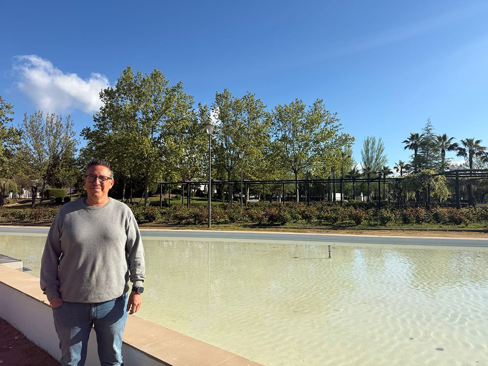 Visita técnica del concejal de Mantenimiento al Parque Norte.