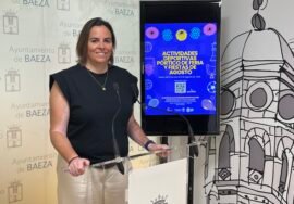 Baeza presenta su programa deportivo del pórtico de Feria con seis torneos y actividades para todas las edades